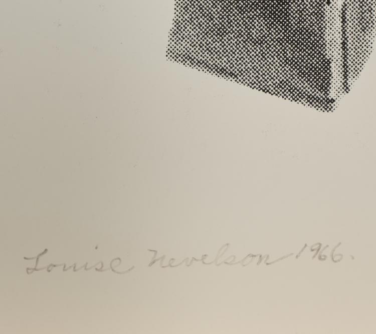 Bild 3 zu Objekt, 'Clowns' Houses' aus dem Portfolio 'Fa&ccedil;ade: In Homage to Edith Sitwell', 1966, Louise Nevelson, 175D 760
