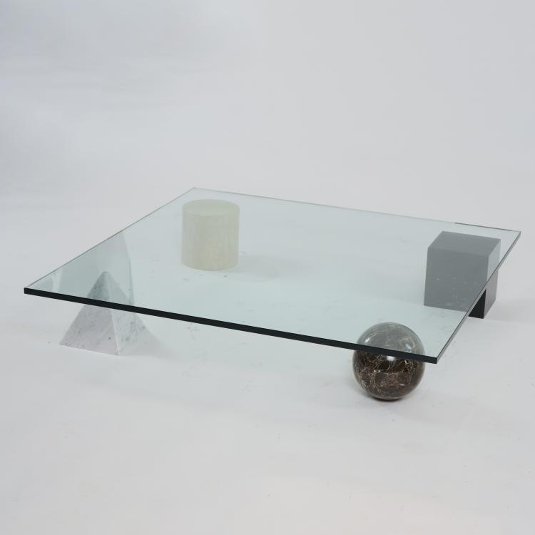 Hauptbild zu Objekt, Sofatisch 'Metafora', 1979 (Entwurf), Lella Vignelli,Massimo Vignelli, Casigliani, Pisa, 175B 341