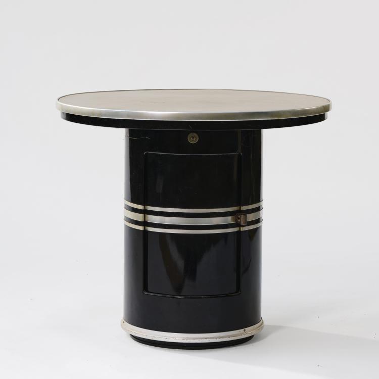 Bild 1 zu Objekt, 'Tanger / S' side table / liquor cabinet, c. 1954 (design), Mauser-Werke, Waldeck, 175B 216
