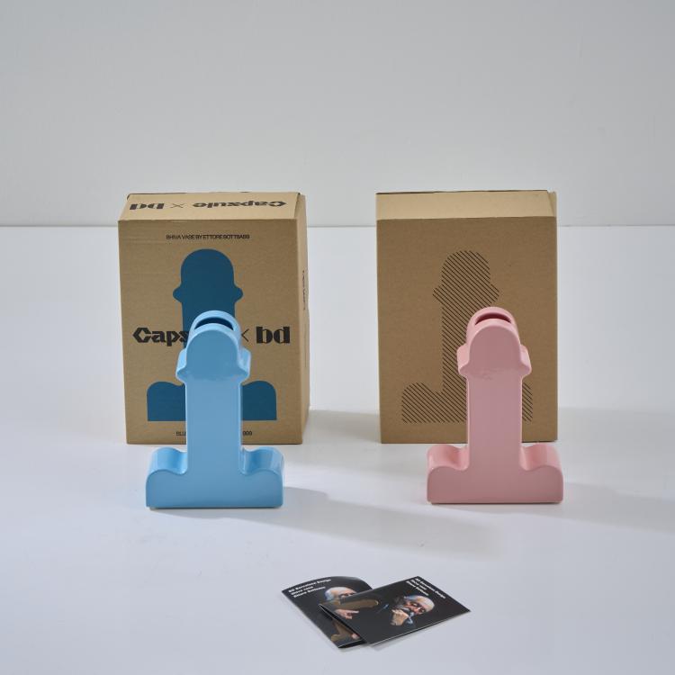 Bild 2 zu Objekt, Two 'Shiva' vases, 1971 (design), Ettore Sottsass, b.d. Ediciones, Barcelona; Capsule, 175B 140