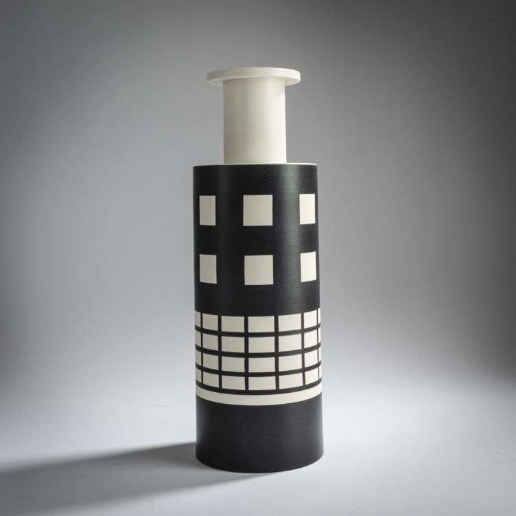 Bild 2 zu Objekt, 'Rocchetto' vase, 1986 (design), Ettore Sottsass, Bitossi, Montelupo, 175B 138