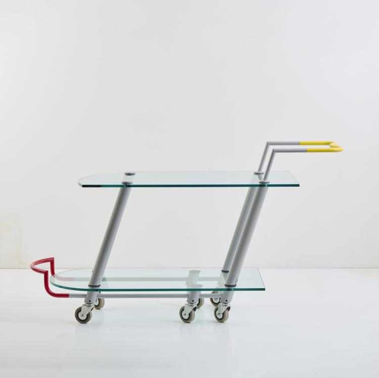 Hauptbild zu Objekt, Servierwagen 'Hilton', 1981 (Entwurf), Javier Mariscal,Pepe Cort&eacute;s, Memphis, Mailand / Milan, 175B 353