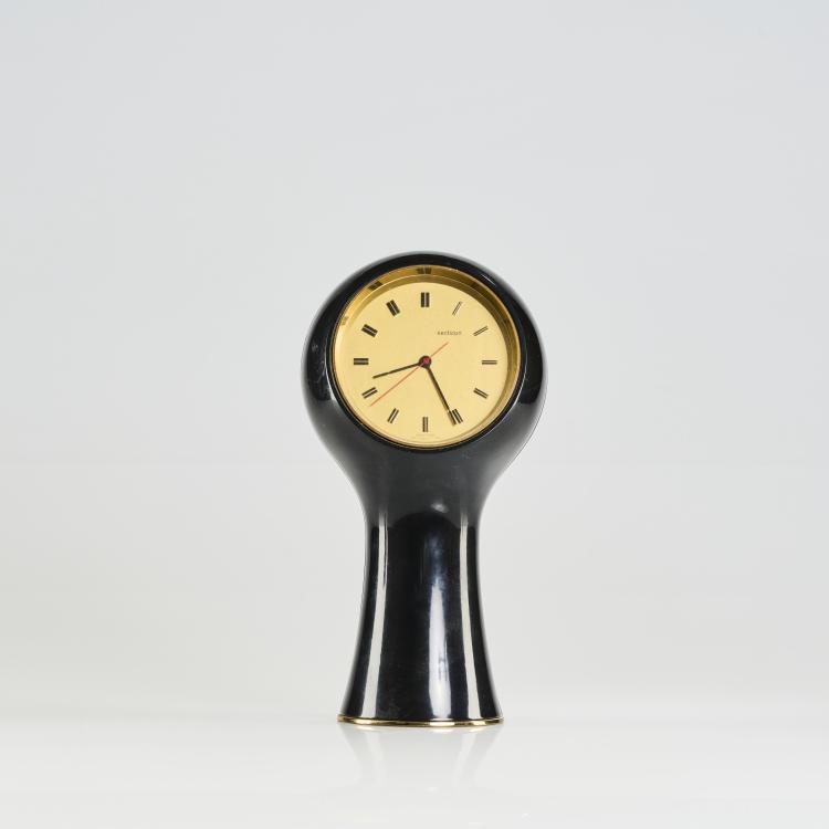 Hauptbild zu Objekt, 'T1' - 'Secticon' table clock, 1956 (design), Angelo Mangiarotti, Portescap, Le Porte Echappement Universal La Chaux De Fonds S. A., 175B 184