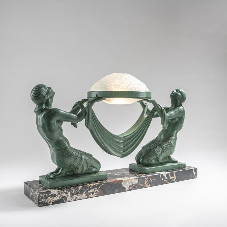Bild 1 zu Objekt, Table light 'Offrande', c. 1930, Pierre Le Faguays, Le Verrier, Max, Paris, 176C 513