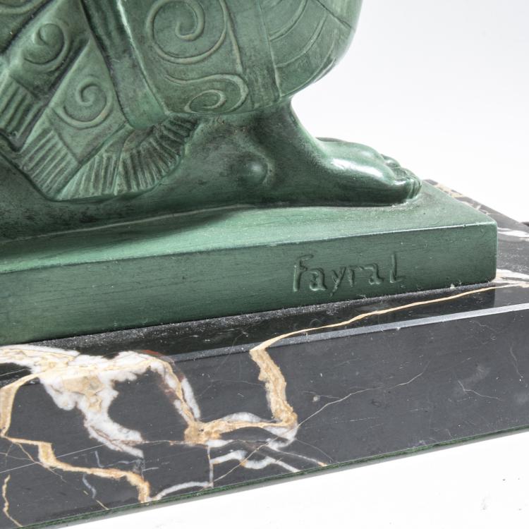 Bild 2 zu Objekt, Table light 'Offrande', c. 1930, Pierre Le Faguays, Le Verrier, Max, Paris, 176C 513