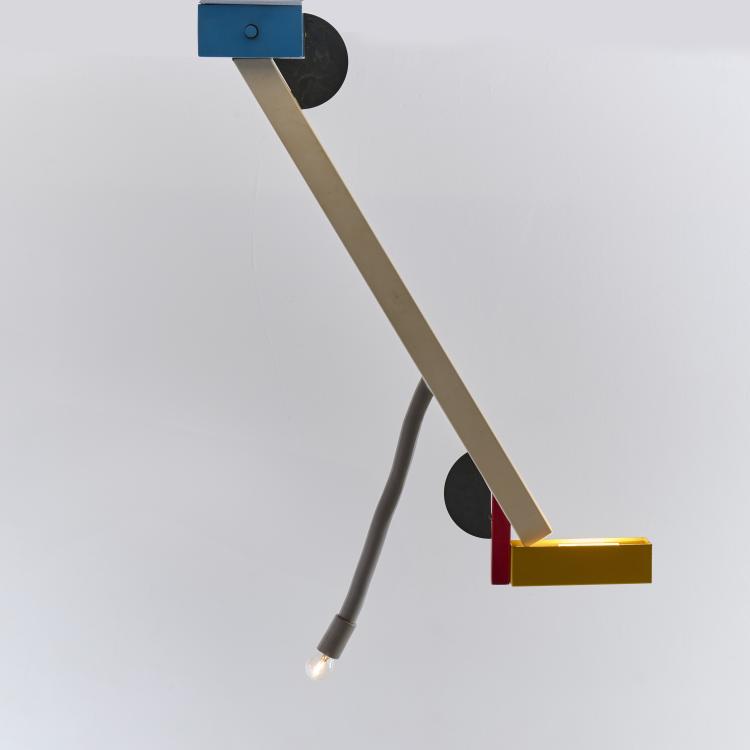 Hauptbild zu Objekt, Ceiling/wall lamp 'Quisisana', 1981 (design), Ettore Sottsass, Memphis, Mailand / Milan, 175B 354