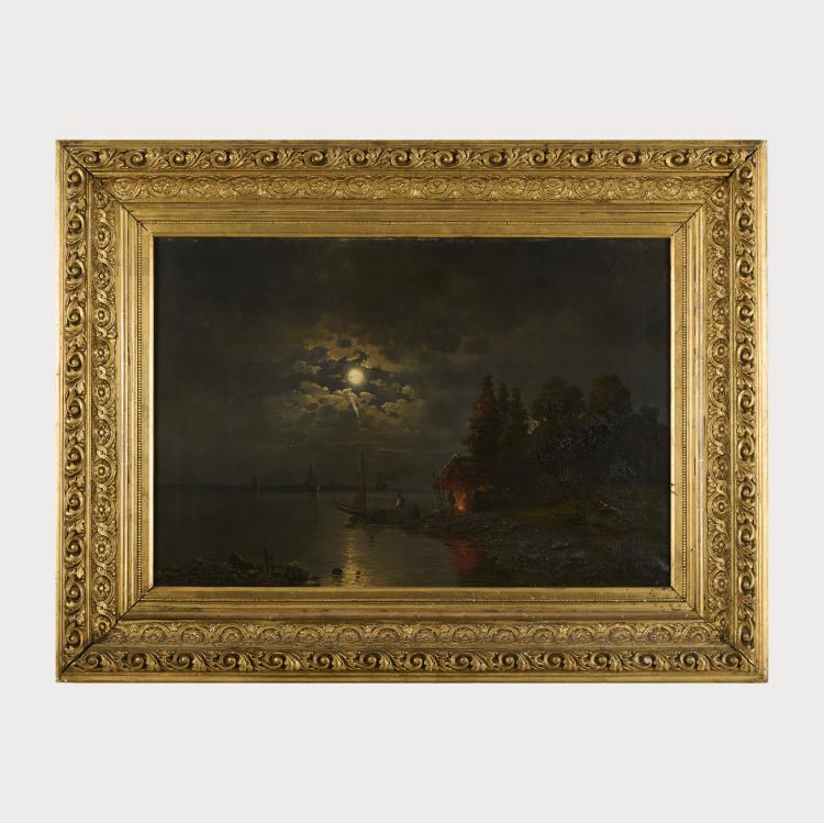 Bild 1 zu Objekt, Fischer bei Nacht, um 1890, J M Sander (Johann Jungbluth), 175D 670
