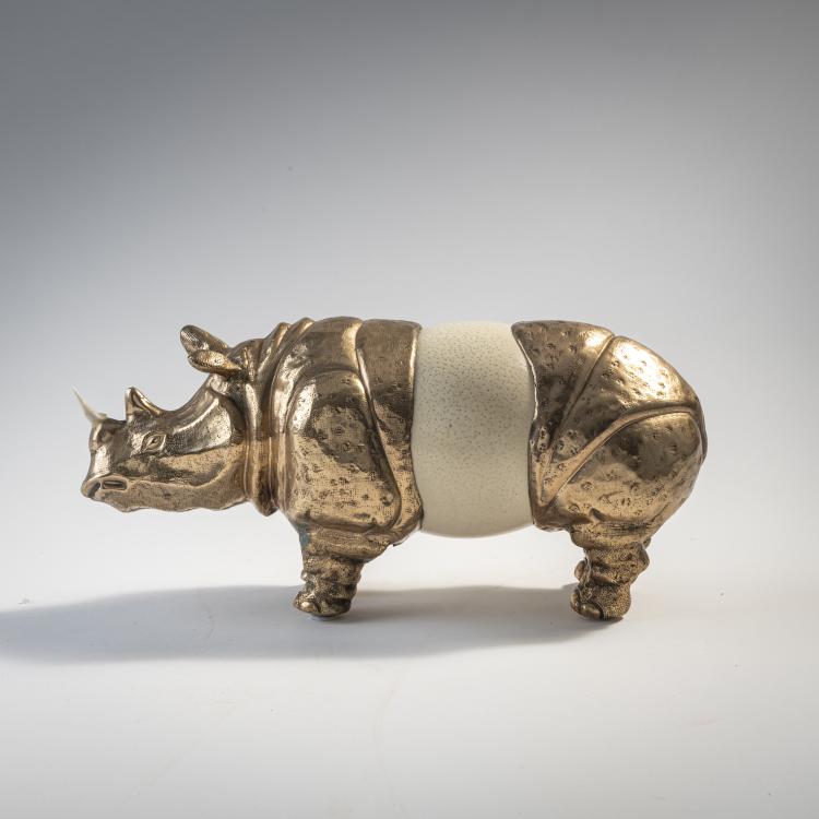 Hauptbild zu Objekt, Rhinozeros aus der Serie 'Animali', 1970 (Entwurf), Gabriella Crespi, Crespi d.l.g., Buscate, 175B 151