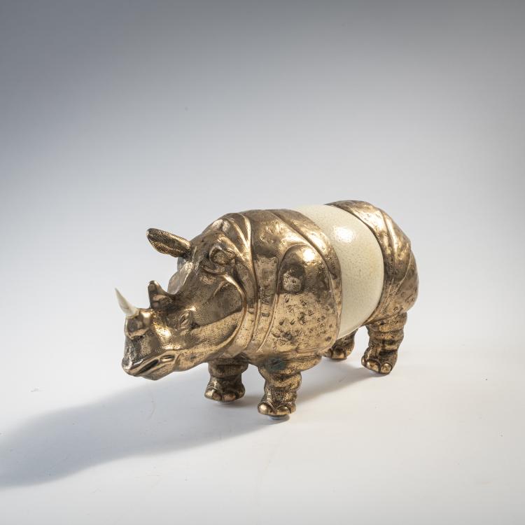 Bild 1 zu Objekt, Rhinozeros aus der Serie 'Animali', 1970 (Entwurf), Gabriella Crespi, Crespi d.l.g., Buscate, 175B 151
