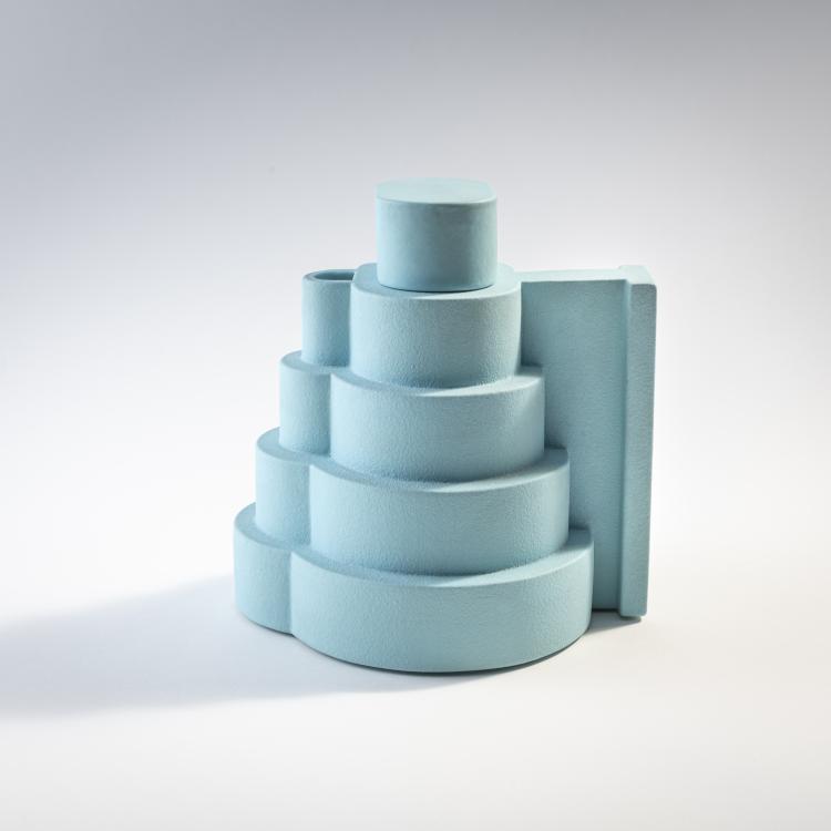 Bild 3 zu Objekt, Teekanne 'Lapislazzuli' aus der Serie 'Indian Memories', 1972 (Entwurf), Ettore Sottsass, Sarri, Alessio, Sesto Fiorentino; Anthologie Quartett, Bad Essen, 175B 142