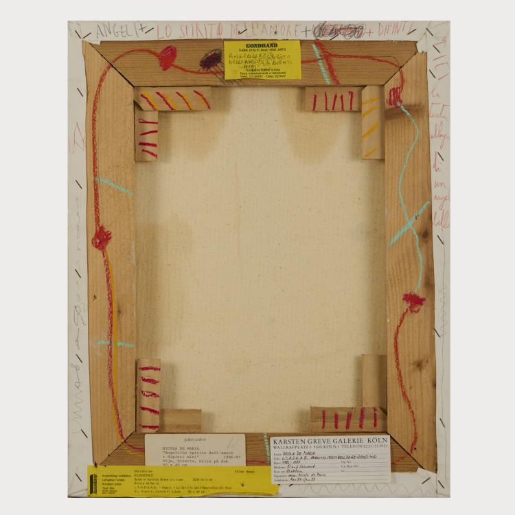 Bild 1 zu Objekt, 'L.T.A.D.U.A.B. ANGELI + LO SPIRITO DELL'AMORE + DIPINTI MIEI', 1986-87, Nicola De Maria, 175D 729