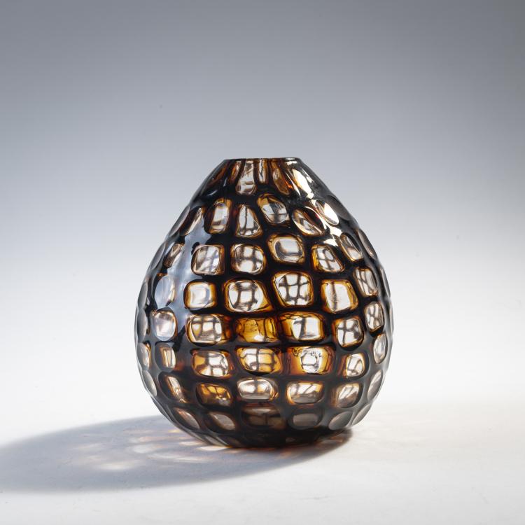 Bild 1 zu Objekt, 'Occhi' vase, 1959/60, Tobia Scarpa, Venini & C., Murano, 175C 558