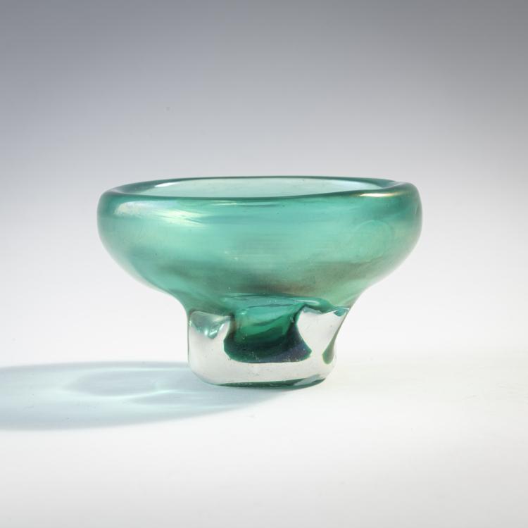 Hauptbild zu Objekt, Schale 'Sommerso iridato', um 1936, Carlo Scarpa, Venini & C., Murano, 175C 491