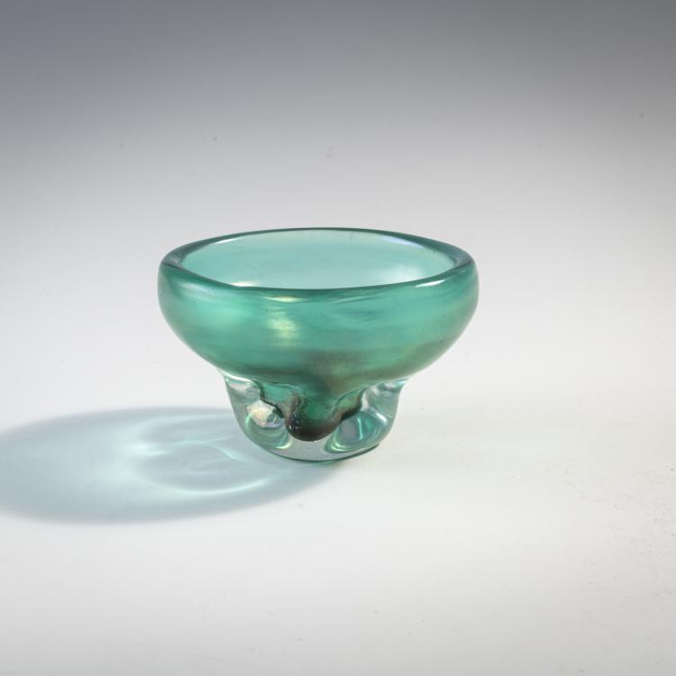 Bild 1 zu Objekt, Schale 'Sommerso iridato', um 1936, Carlo Scarpa, Venini & C., Murano, 175C 491