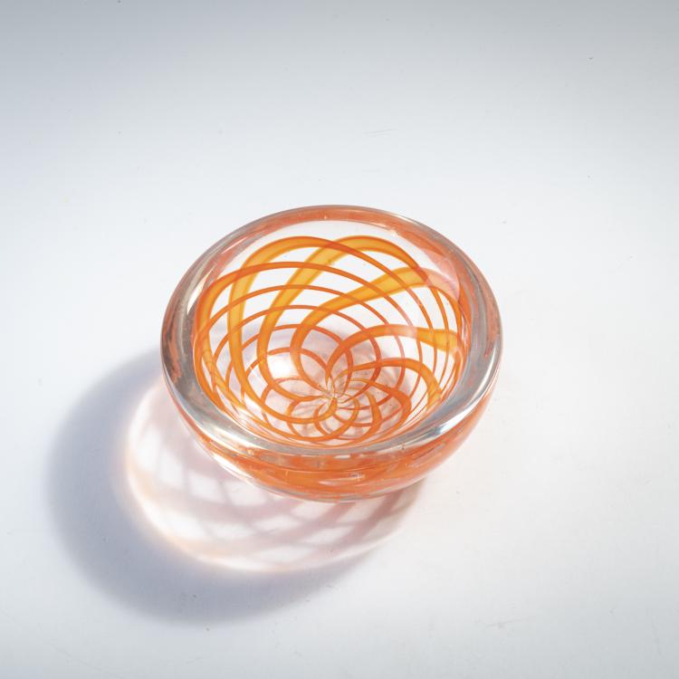 Hauptbild zu Objekt, 'Nastro richiamato' bowl, 1951, Archimede Seguso, Seguso, Archimede, Murano, 175C 596