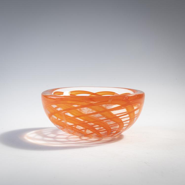 Bild 1 zu Objekt, 'Nastro richiamato' bowl, 1951, Archimede Seguso, Seguso, Archimede, Murano, 175C 596