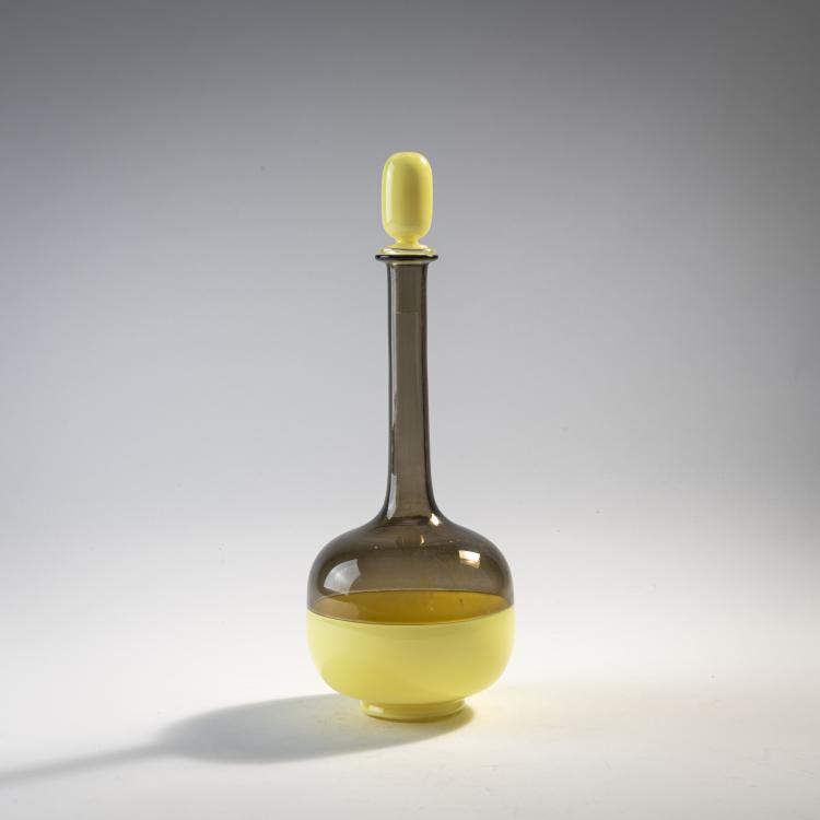 Hauptbild zu Objekt, Flasche mit Stopfen 'Morandiana (V)', 1949/50, Gio Ponti, Venini & C., Murano, 175C 533