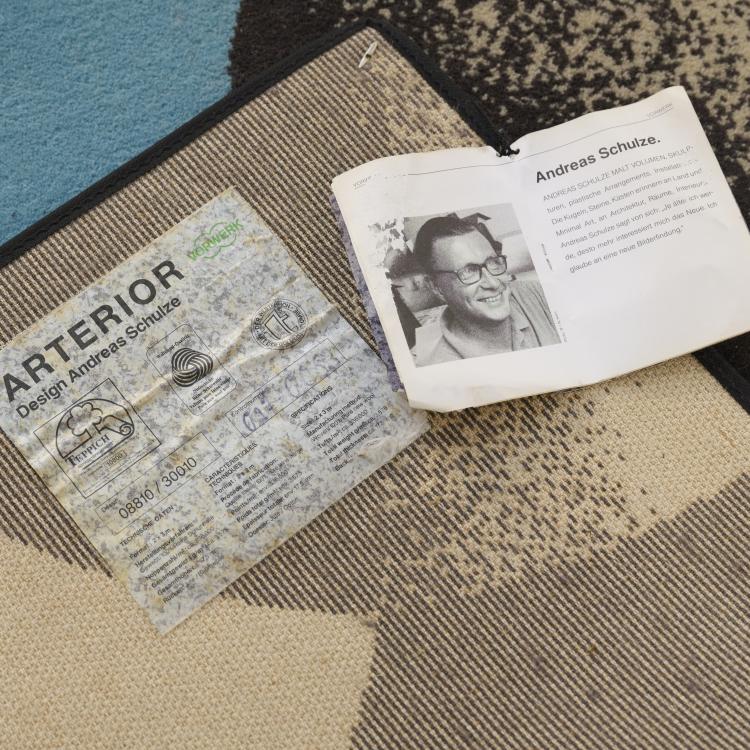 Bild 1 zu Objekt, K&uuml;nstlerteppich, wohl 2003, Andreas Schulze, Arterior-Collection Vorwerk, 175D 772
