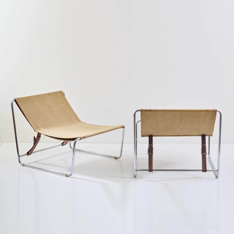 Bild 2 zu Objekt, Zwei Sessel 'Apollo', 1968 (Entwurf), Claude Courtecuisse, Sedia Steiner (zug./attr.), 175B 299