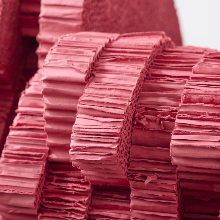 Bild 7 zu Objekt, 'Red Beaver' armchair with ottoman, 1980 / 2005 (design), Frank O. Gehry, Vitra, Birsfelden, 175B 351