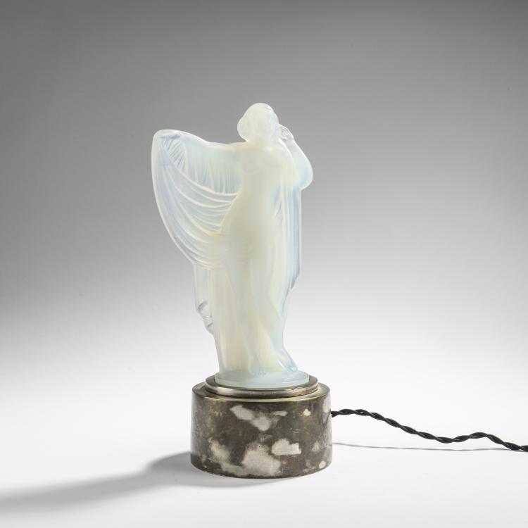 Hauptbild zu Objekt, Figurative table light, c. 1930, Marius-Ernest Sabino, Sabino, Marius-Ernest, Paris, 176C 457