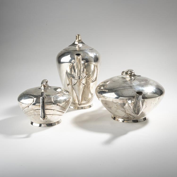 Bild 1 zu Objekt, Three-piece coffee and tea service, 1903/04, Koch & Bergfeld, Bremen, 176C 719