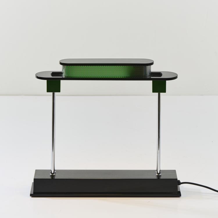 Bild 1 zu Objekt, 'Pausania' table light, 1983 (design), Ettore Sottsass, Artemide, Mailand, 175B 355