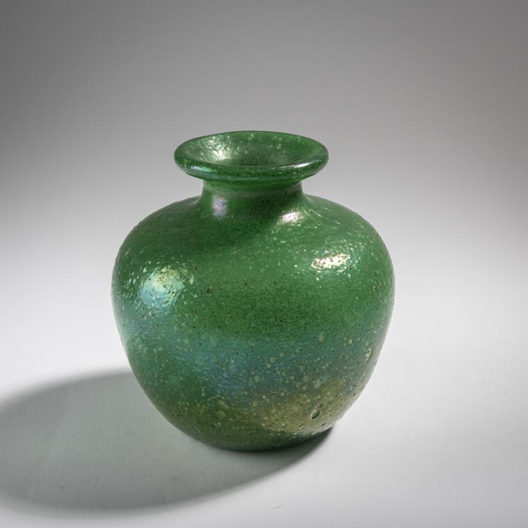 Bild 1 zu Objekt, Vase 'Pulegoso', um 1928, Napoleone Martinuzzi,Vittorio Zecchin, Venini & C., Murano, 177B 491