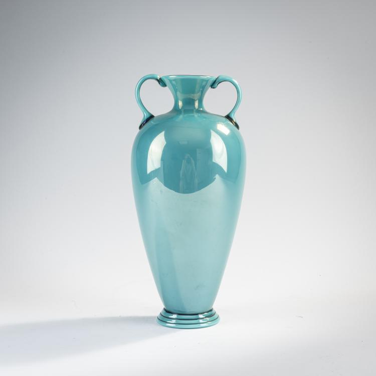 Hauptbild zu Objekt, Vase with two handles, c. 1935, Murano, 175C 459