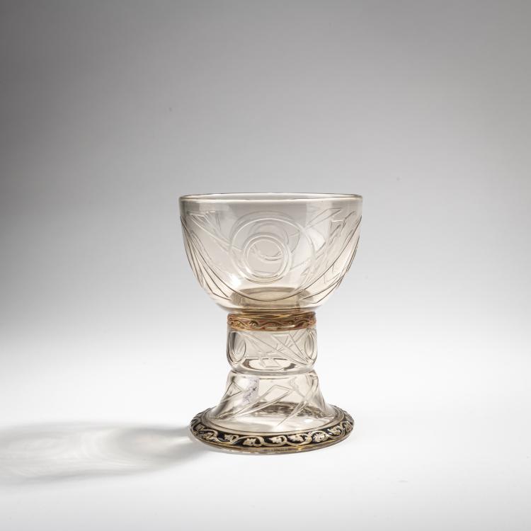 Hauptbild zu Objekt, Wine glass, 1884, Emile Gall&eacute;, Gall&eacute;, Nancy, 176C 398