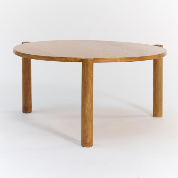 Bild 1 zu Objekt, 'Tripode' coffee table, c. 1945 (design), Charlotte Perriand, ELM (Equipment de la Maison) Frankreich / France, 175B 125