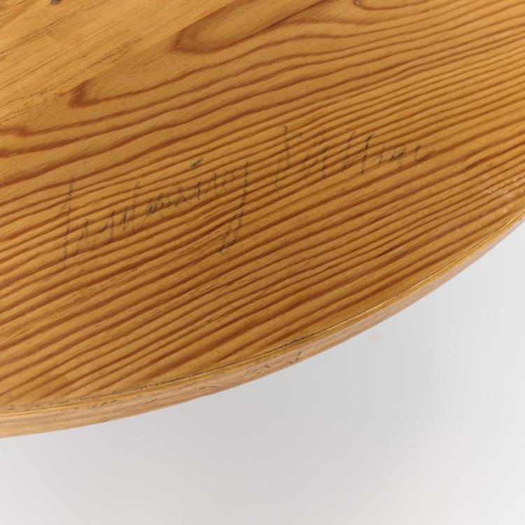 Bild 6 zu Objekt, 'Tripode' coffee table, c. 1945 (design), Charlotte Perriand, ELM (Equipment de la Maison) Frankreich / France, 175B 125