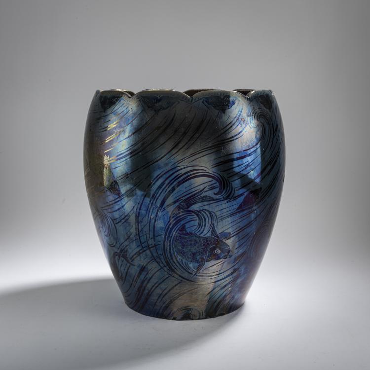 Hauptbild zu Objekt, &Uuml;bertopf, 1895, Keller & Gu&eacute;rin, Lun&eacute;ville, 176C 487