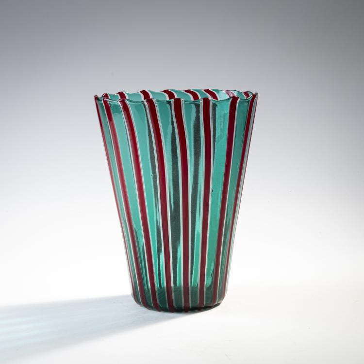 Hauptbild zu Objekt, Vase 'A canne', 1946/47, Gio Ponti, Venini & C., Murano, 175C 529