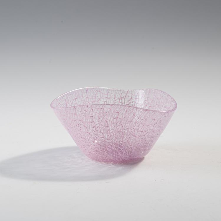 Hauptbild zu Objekt, Small 'Merletto' bowl, c. 1952, Archimede Seguso, Seguso, Archimede, Murano, 175C 598
