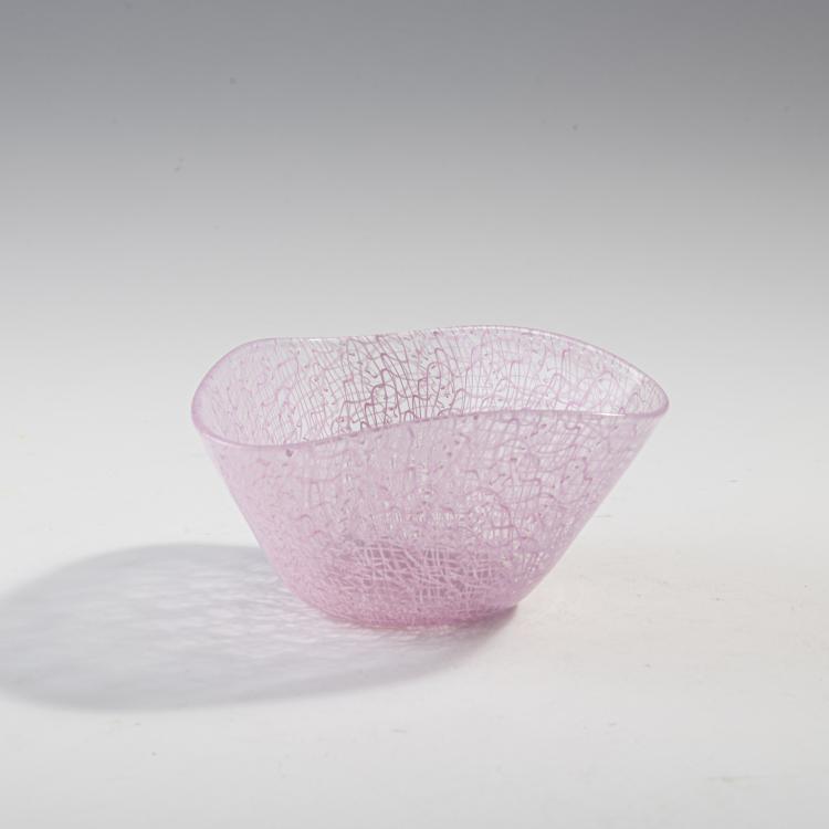 Bild 1 zu Objekt, Small 'Merletto' bowl, c. 1952, Archimede Seguso, Seguso, Archimede, Murano, 175C 598