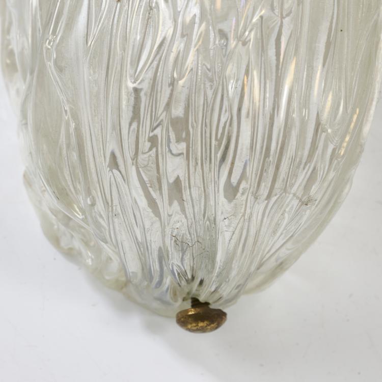 Bild 3 zu Objekt, Four 'Bamb&ugrave;' wall lights, 1950s, Venini & C., Murano, 175B 238