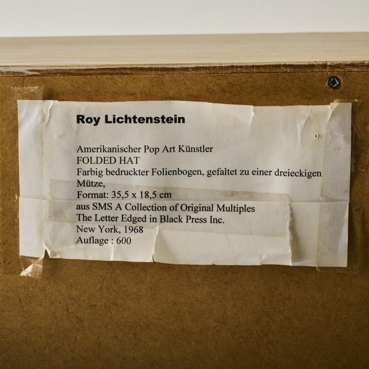 Bild 6 zu Objekt, Portfolio 'SMS (Shit Must Stop): A Collection of Original Multiples', 1968, James Lee Byars,Roy Lichtenstein,Claes Oldenburg,Mel Ramos,Marcel Duchamp, The Letter Edged in Black Press Inc., New York (Publ.), 175D 721