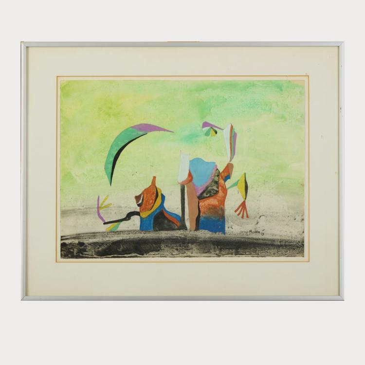 Bild 1 zu Objekt, 2 works 'Untitled' and 'Justine e Juliette', 1939/40, Conroy Maddox, 175D 698