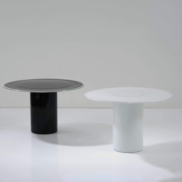 Bild 2 zu Objekt, Two side tables, c. 1986 (design), Luciano Vistosi (attributed), Vetreria Vistosi, Murano (zug./attr.), 175B 391