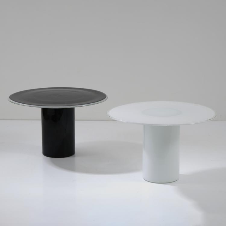 Bild 3 zu Objekt, Two side tables, c. 1986 (design), Luciano Vistosi (attributed), Vetreria Vistosi, Murano (zug./attr.), 175B 391