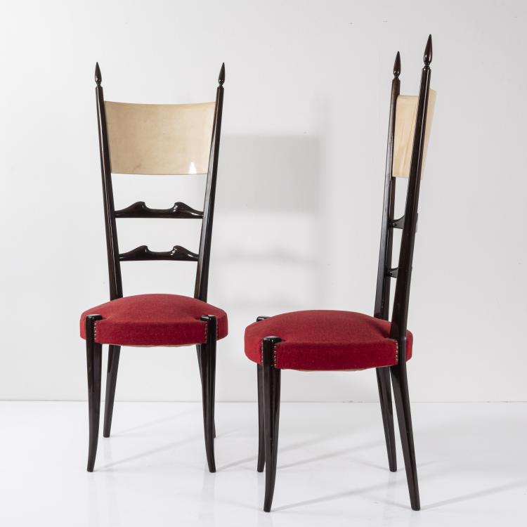 Hauptbild zu Objekt, Two chairs, 1950s, Pozzi & Verga, Mariano Comense (zugeschrieben/attributed), 176B 210