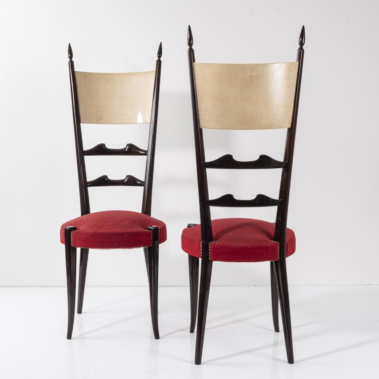 Bild 1 zu Objekt, Two chairs, 1950s, Pozzi & Verga, Mariano Comense (zugeschrieben/attributed), 176B 210
