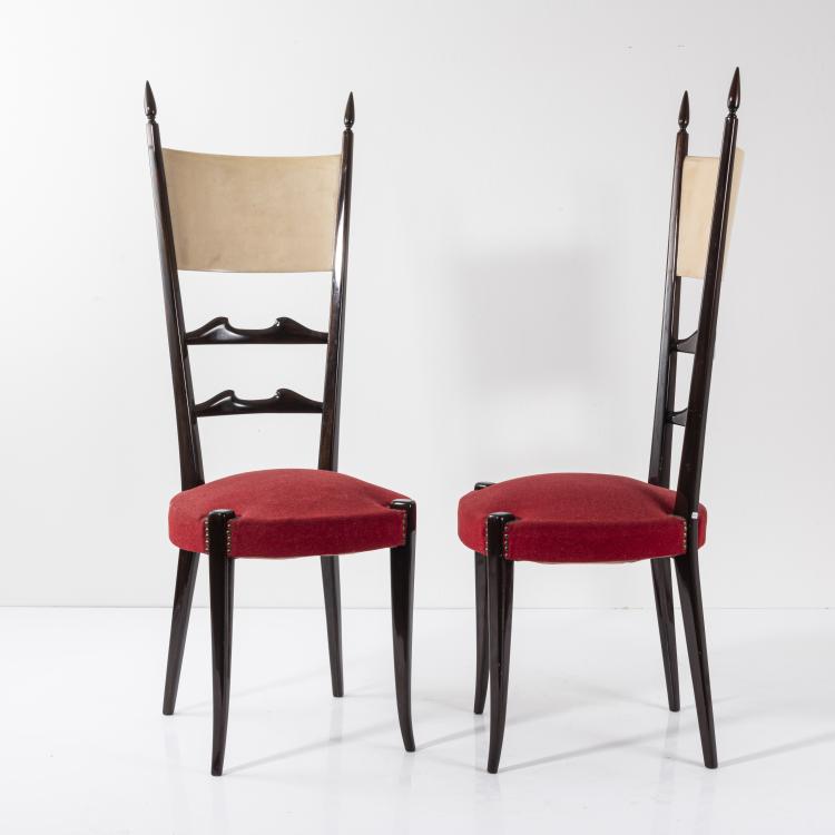 Bild 3 zu Objekt, Two chairs, 1950s, Pozzi & Verga, Mariano Comense (zugeschrieben/attributed), 176B 210