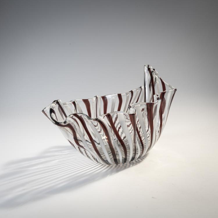 Bild 1 zu Objekt, 'Fazzoletto' vase, c. 1950, Fulvio Bianconi, Venini & C., Murano, 175C 537