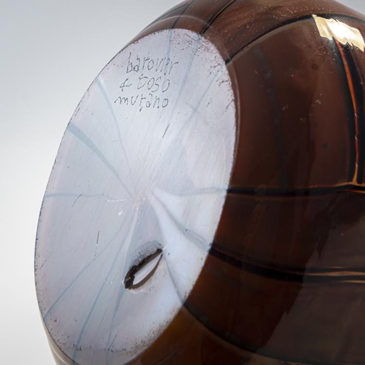 Bild 3 zu Objekt, Hohe Vase 'Tessere ambra', 1957, Ercole Barovier, Barovier & Toso, Murano, 175C 515