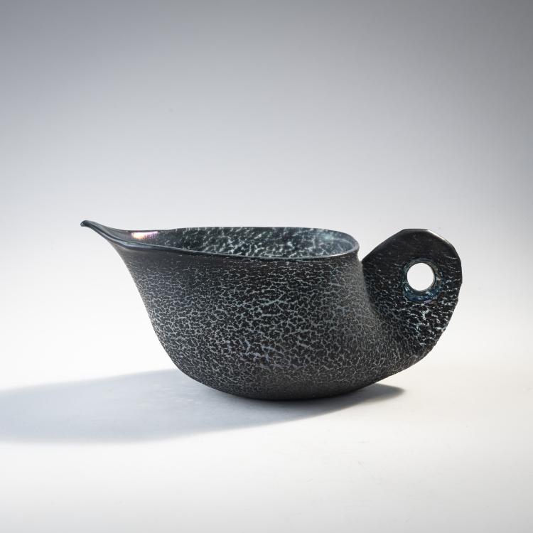 Hauptbild zu Objekt, Flacher Krug 'Barbarico', um 1951, Ercole Barovier, Barovier & Toso, Murano, 175C 508