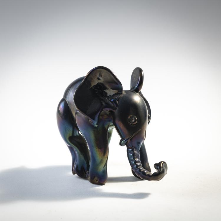 Hauptbild zu Objekt, 'Elephantino', c. 1930, Murano, 175C 451