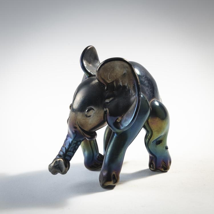 Bild 1 zu Objekt, 'Elephantino', c. 1930, Murano, 175C 451