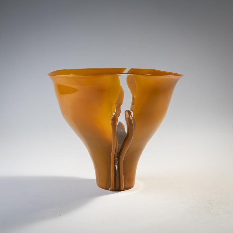 Hauptbild zu Objekt, 'Scolpito' vase, c. 1966, Toni Zuccheri, Venini & C., Murano, 175C 567